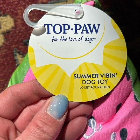 Watermelon Slice Pillow with 'So Sweet' Embroidery - Picture 3 of 4